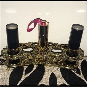 Vintage Matson 24K Gold Plated Lipstick Holder
